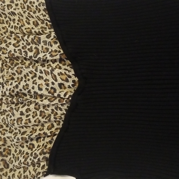 Leopard print Sweater tank - Picture 3 of 7